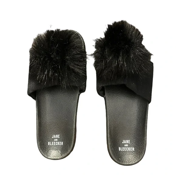 Jane and Bleecker Black Mules Size 9 NWOT - Picture 2 of 7